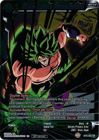 Broly, Limits Transcended (Event Pack 3 - 2019) (BT6-060_PR) [Promotion Cards] | Mindsight Gaming