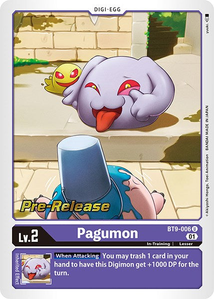 Pagumon [BT9-006] [X Record Pre-Release Promos] | Mindsight Gaming