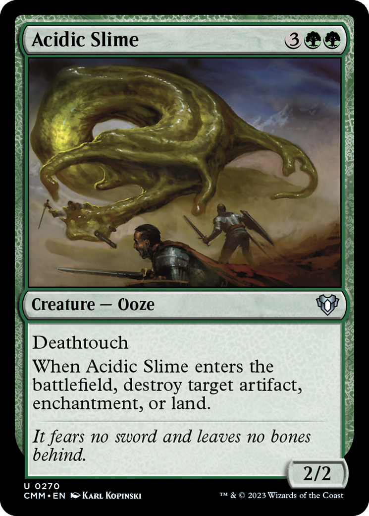 Acidic Slime [Commander Masters] | Mindsight Gaming