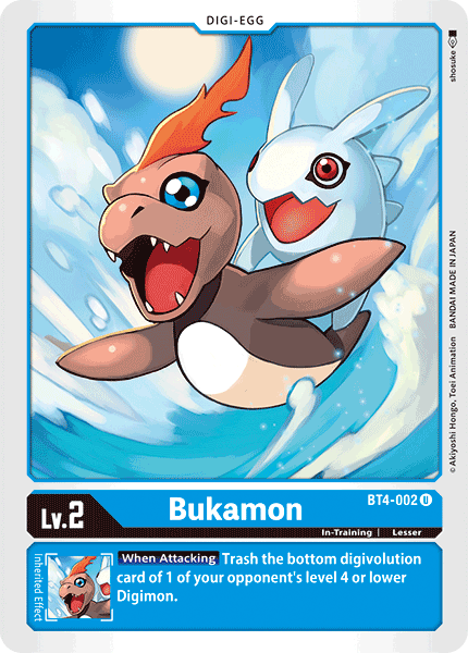 Bukamon [BT4-002] [Great Legend] | Mindsight Gaming