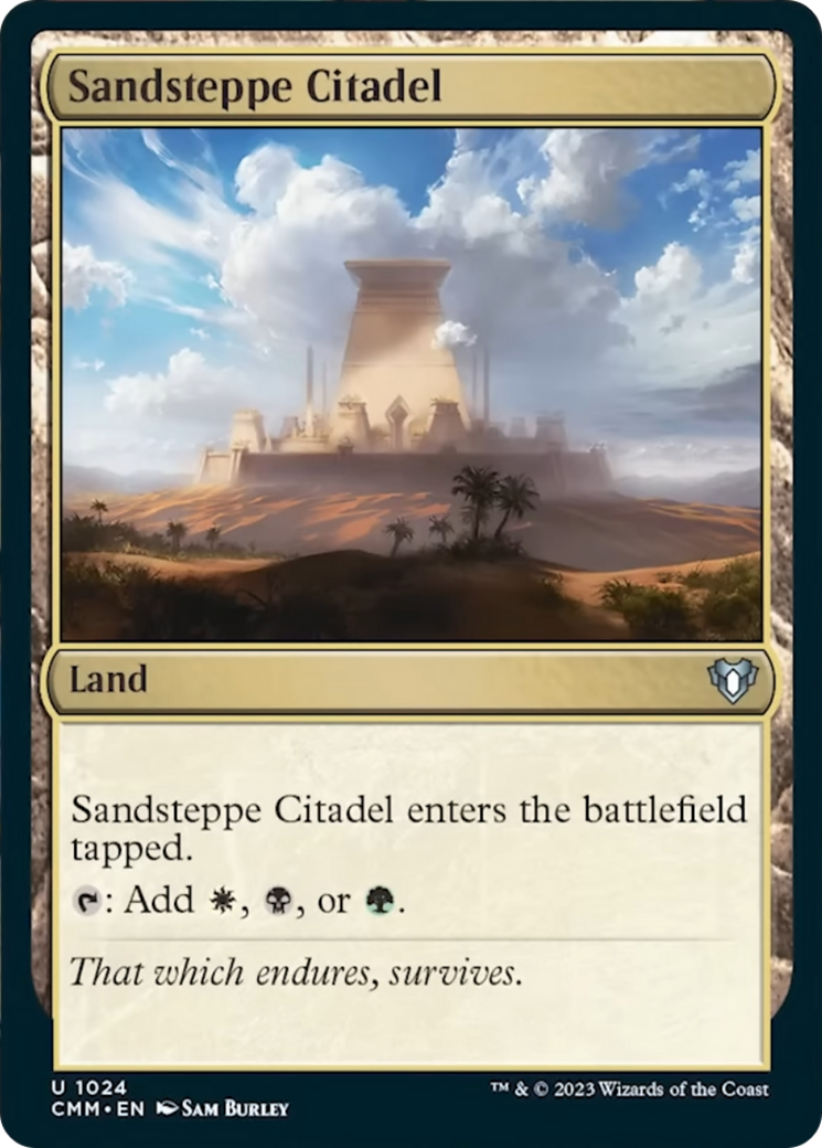 Sandsteppe Citadel [Commander Masters] | Mindsight Gaming