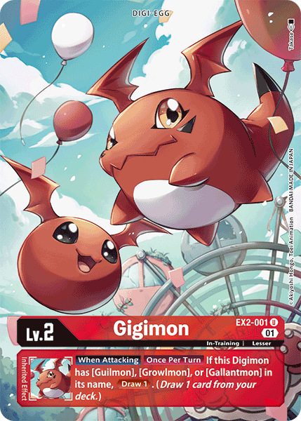 Gigimon [EX2-001] (Alternate Art) [Digital Hazard] | Mindsight Gaming