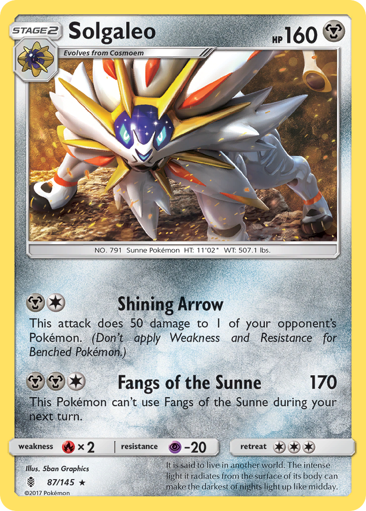 Solgaleo (87/145) [Sun & Moon: Guardians Rising] | Mindsight Gaming