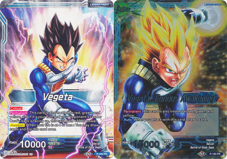 Vegeta // Vegeta, Furious Awakening (Draft Box 04 Tournament) (P-163) [Promotion Cards] | Mindsight Gaming