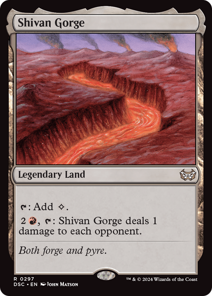 Shivan Gorge [Duskmourn: House of Horror Commander] | Mindsight Gaming