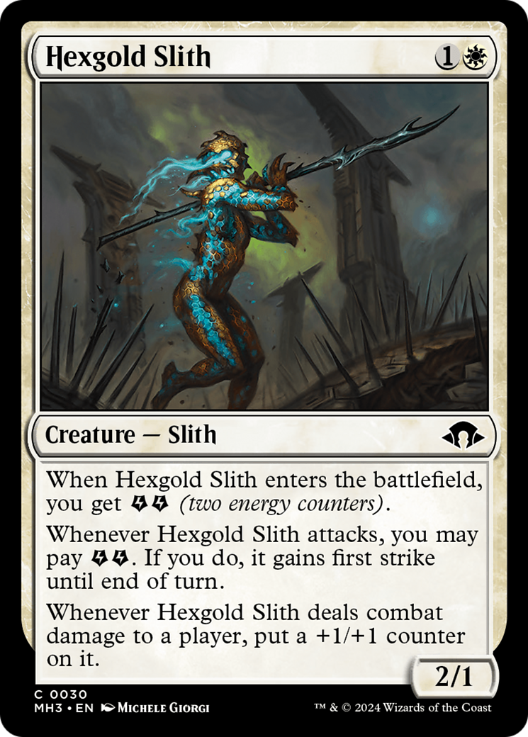 Hexgold Slith [Modern Horizons 3] | Mindsight Gaming