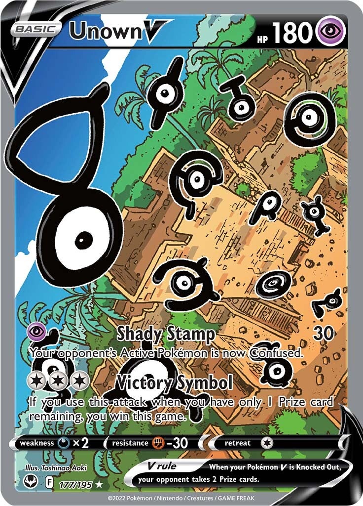 Unown V (177/195) [Sword & Shield: Silver Tempest] | Mindsight Gaming