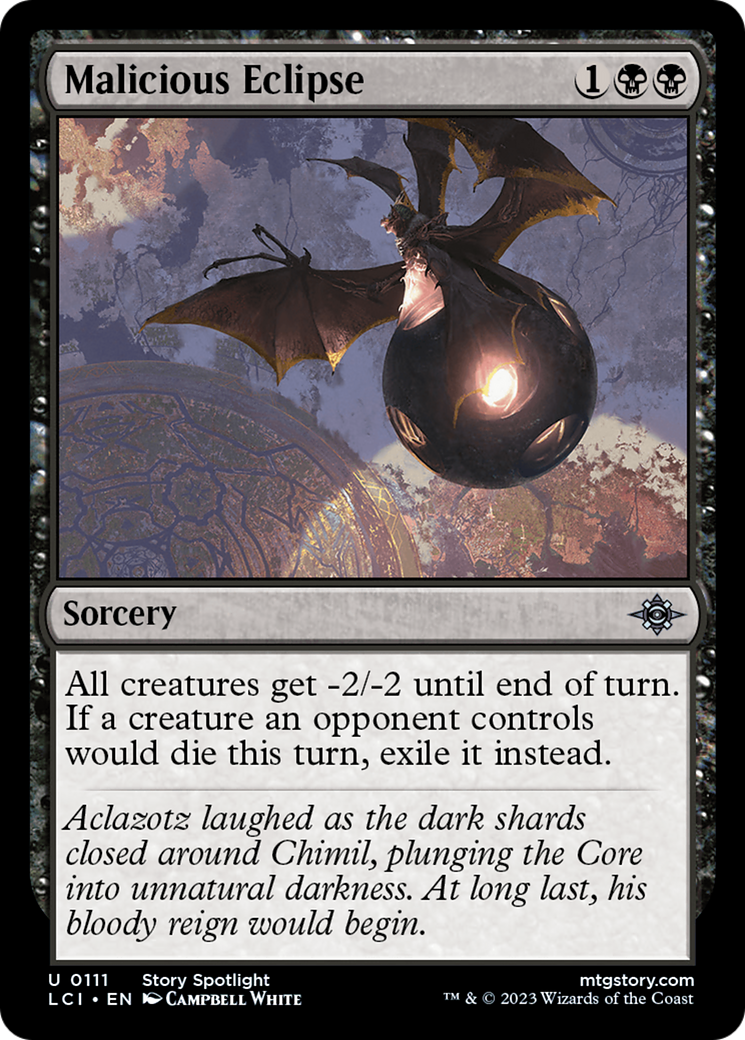 Malicious Eclipse [The Lost Caverns of Ixalan] | Mindsight Gaming