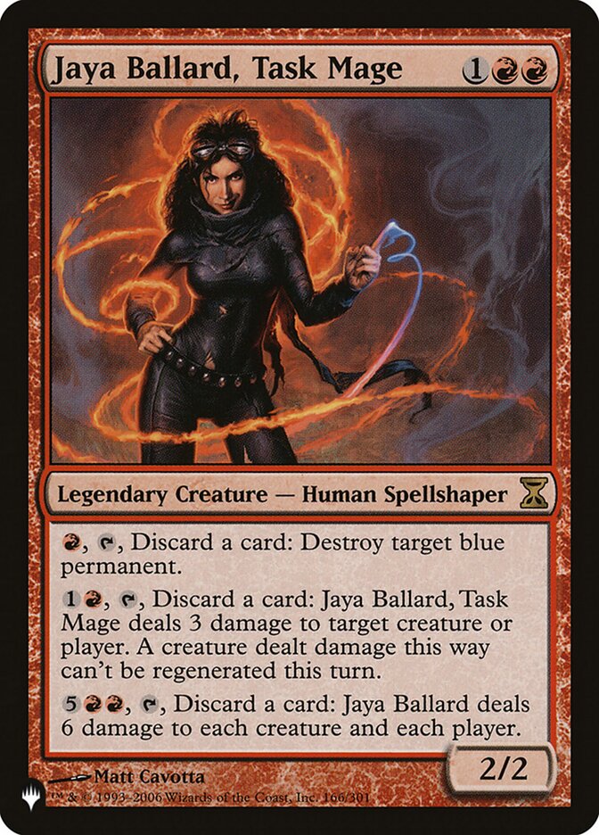 Jaya Ballard, Task Mage [The List] | Mindsight Gaming