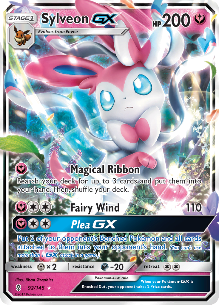 Sylveon GX (92/145) [Sun & Moon: Guardians Rising] | Mindsight Gaming