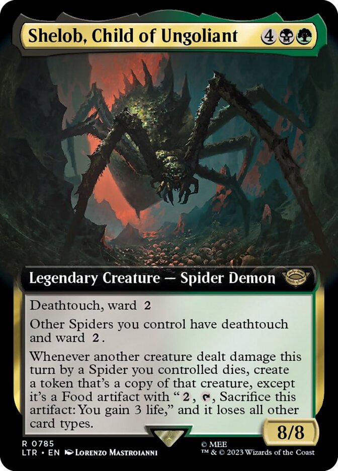 Shelob, Child of Ungoliant (Extended Art) (Surge Foil) [The Lord of the Rings: Tales of Middle-Earth] | Mindsight Gaming