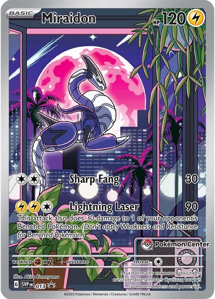 Miraidon (013) (Pokemon Center Exclusive) [Scarlet & Violet: Black Star Promos] | Mindsight Gaming