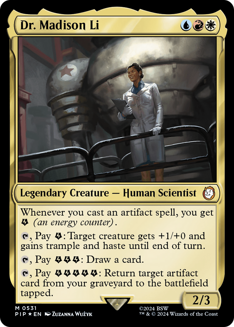 Dr. Madison Li (Surge Foil) [Fallout] | Mindsight Gaming