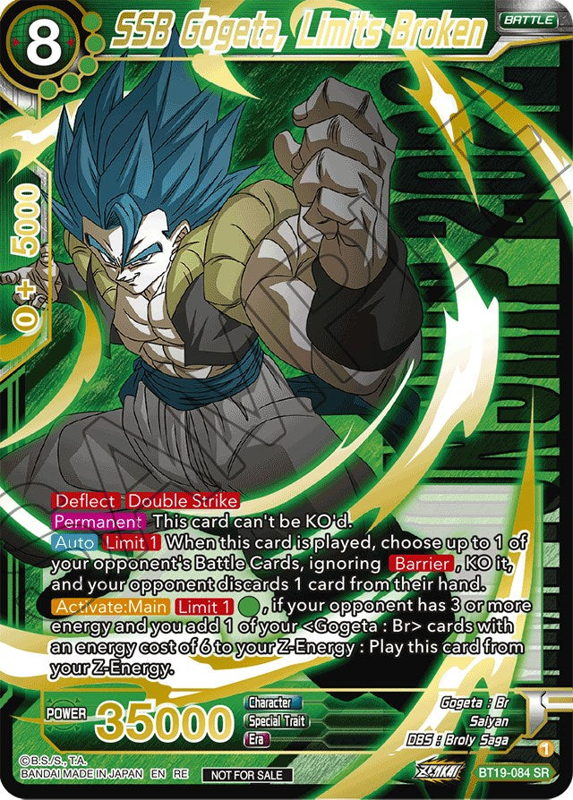 SSB Gogeta, Limits Broken (Championship 2022) (BT19-084) [Promotion Cards] | Mindsight Gaming