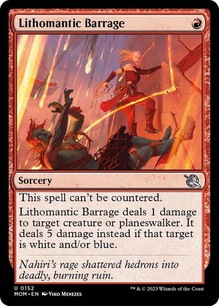 Lithomantic Barrage [March of the Machine] | Mindsight Gaming