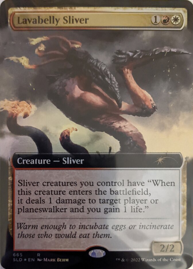 Lavabelly Sliver (Extended Art) [Secret Lair Drop Promos] | Mindsight Gaming