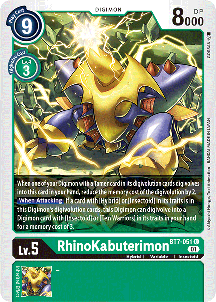 RhinoKabuterimon [BT7-051] [Next Adventure] | Mindsight Gaming