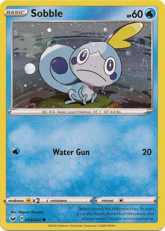 Sobble (054/202) (Cosmos Holo) [Sword & Shield: Base Set] | Mindsight Gaming