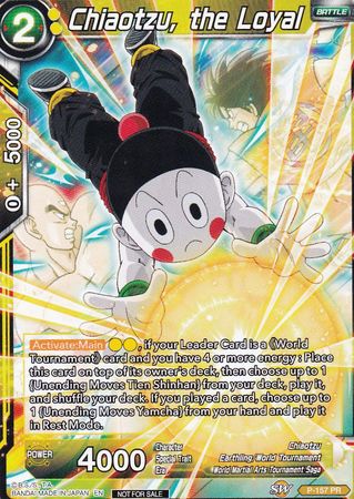 Chiaotzu, the Loyal (Power Booster: World Martial Arts Tournament) (P-157) [Promotion Cards] | Mindsight Gaming