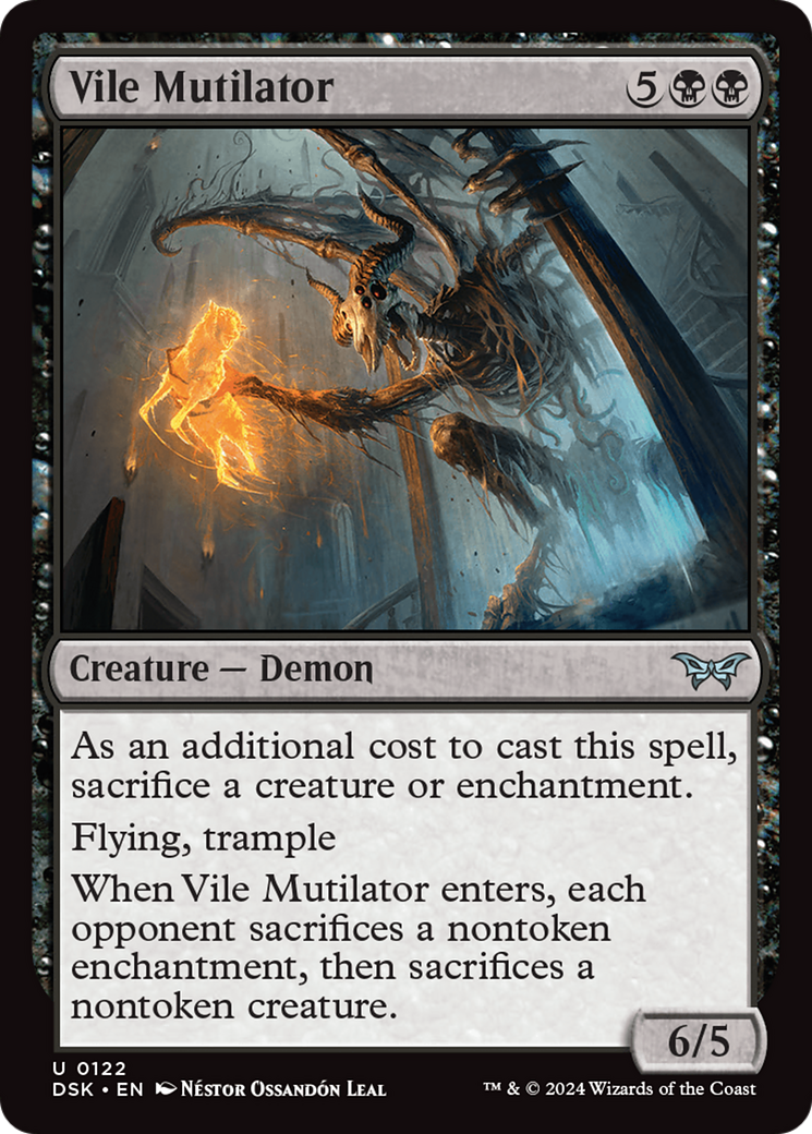 Vile Mutilator [Duskmourn: House of Horror] | Mindsight Gaming