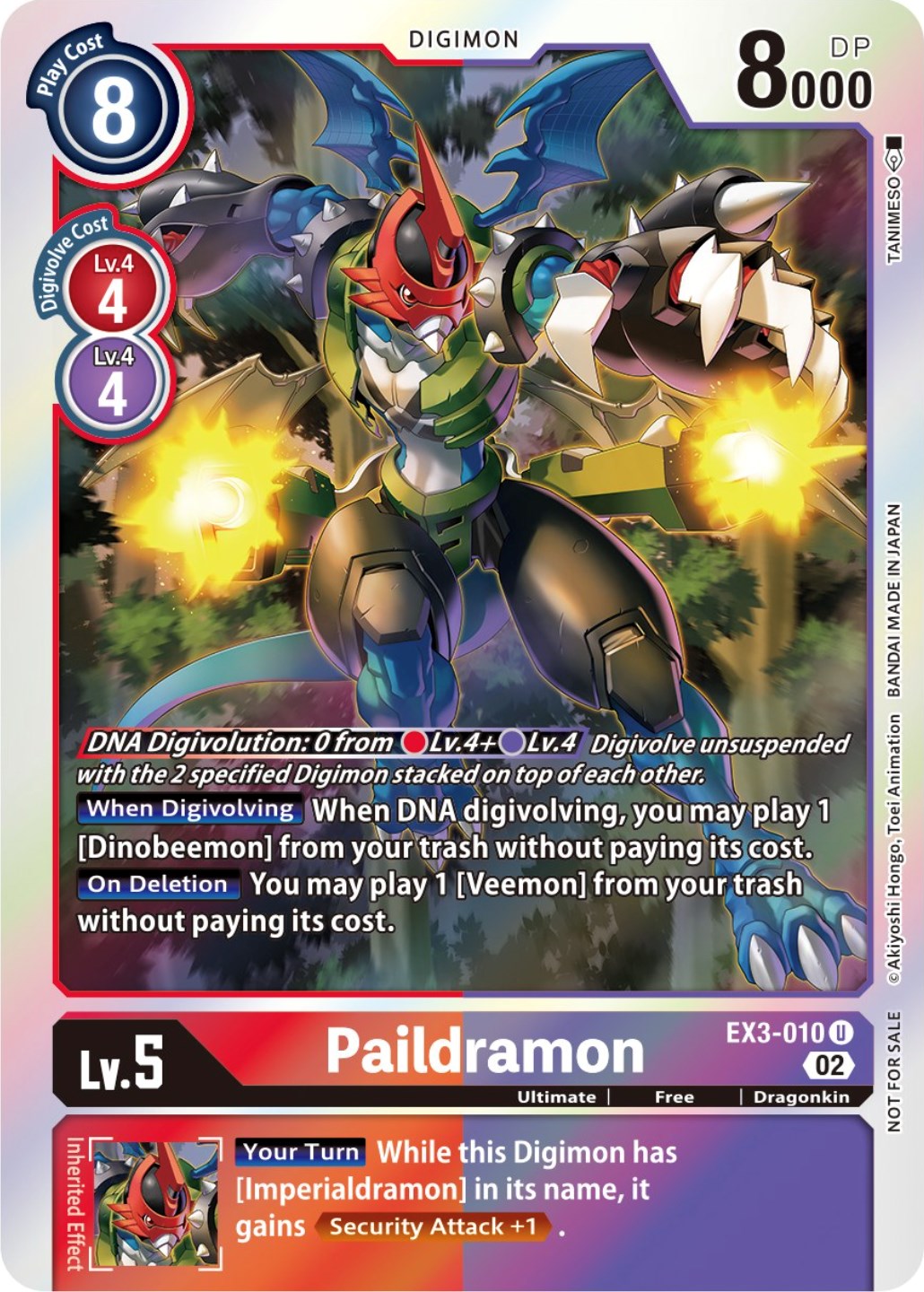 Paildramon [EX3-010] (Alternate Art) [Draconic Roar] | Mindsight Gaming