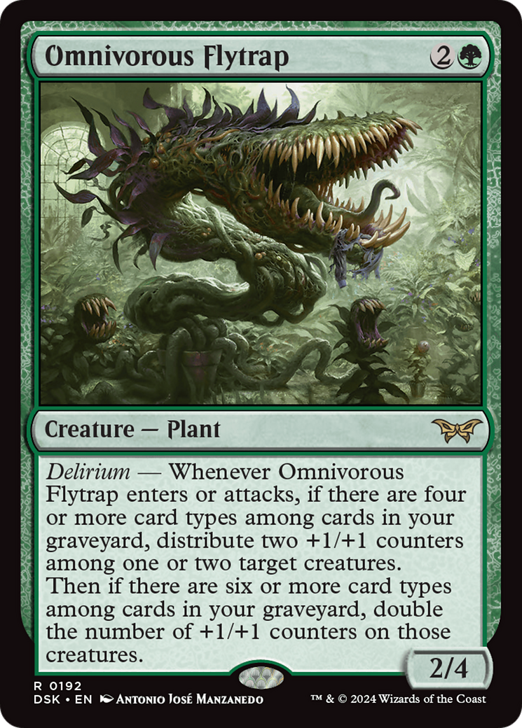 Omnivorous Flytrap [Duskmourn: House of Horror] | Mindsight Gaming