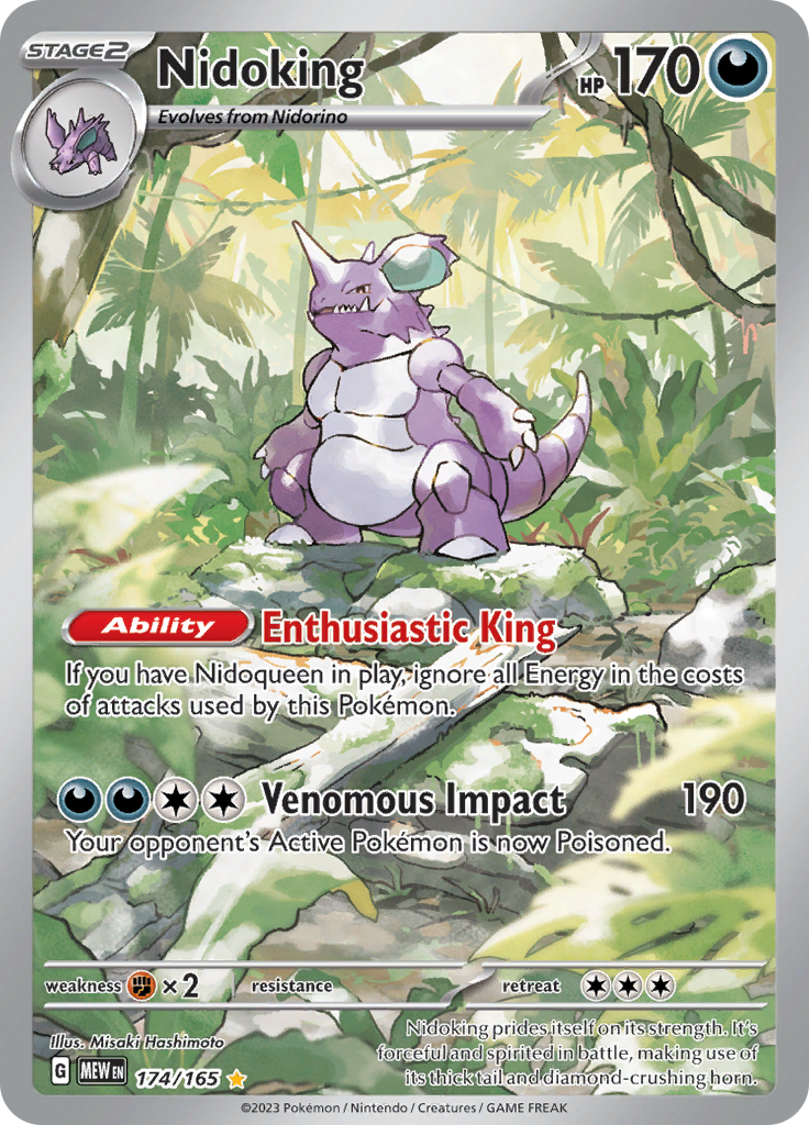 Nidoking (174/165) [Scarlet & Violet: 151] | Mindsight Gaming