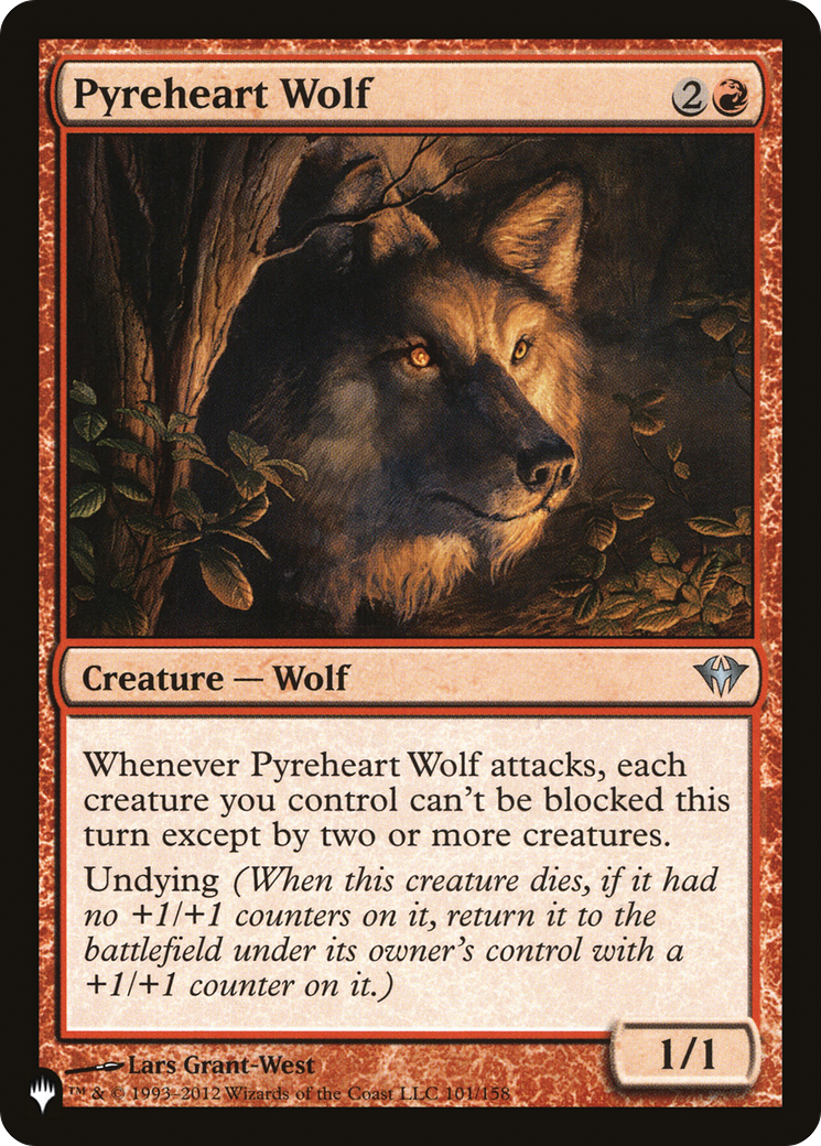 Pyreheart Wolf [The List Reprints] | Mindsight Gaming