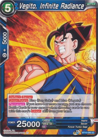 Vegito, Infinite Radiance (BT10-046) [Rise of the Unison Warrior 2nd Edition] | Mindsight Gaming