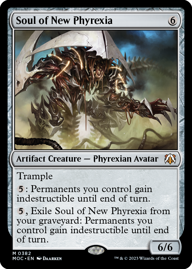 Soul of New Phyrexia [March of the Machine Commander] | Mindsight Gaming