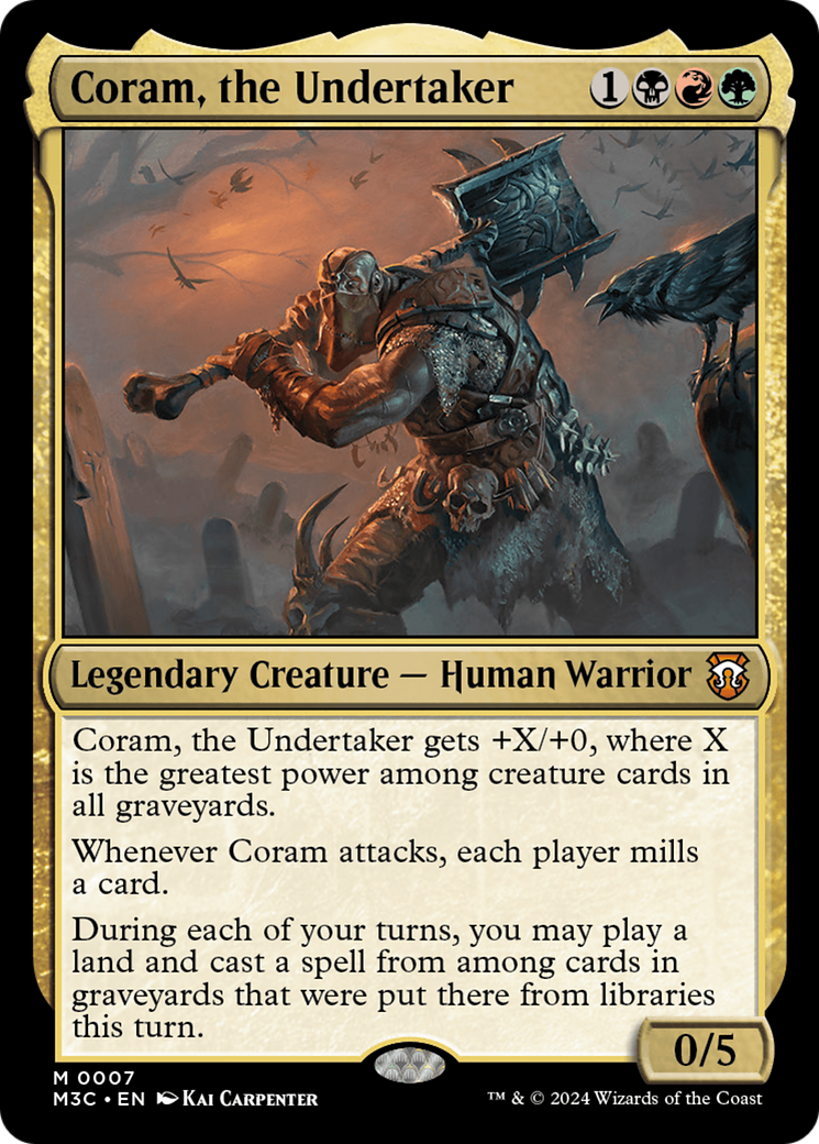 Coram, the Undertaker [Modern Horizons 3 Commander] | Mindsight Gaming