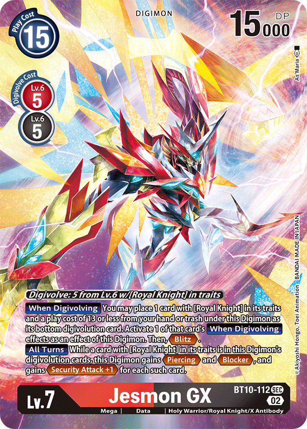 Jesmon GX [BT10-112] (Alternate Art) [Xros Encounter] | Mindsight Gaming