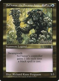 Sol'kanar the Swamp King (Oversized) [Oversize Cards] | Mindsight Gaming