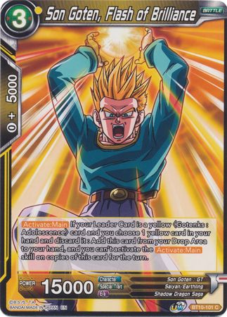 Son Goten, Flash of Brilliance (BT10-101) [Rise of the Unison Warrior 2nd Edition] | Mindsight Gaming