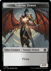 Map // Vampire Demon Double-Sided Token [The Lost Caverns of Ixalan Tokens] | Mindsight Gaming