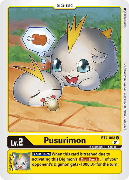 Pusurimon [BT7-003] [Next Adventure] | Mindsight Gaming