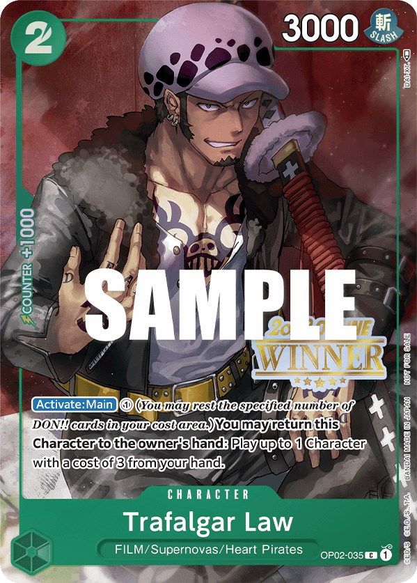 Trafalgar Law (Online Regional 2023) [Winner] [One Piece Promotion Cards] | Mindsight Gaming