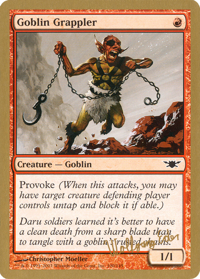 Goblin Grappler (Wolfgang Eder) [World Championship Decks 2003] | Mindsight Gaming