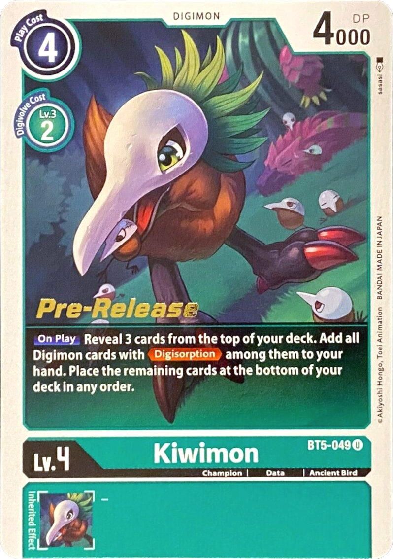 Kiwimon [BT5-049] [Battle of Omni Pre-Release Promos] | Mindsight Gaming