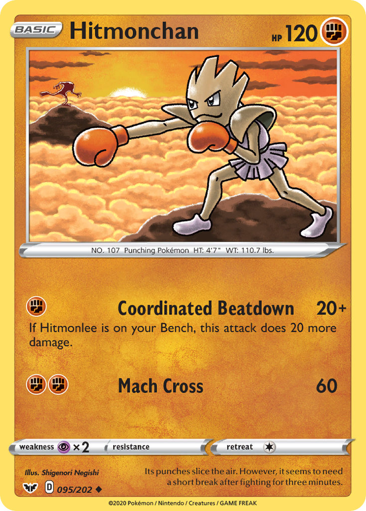 Hitmonchan (095/202) [Sword & Shield: Base Set] | Mindsight Gaming