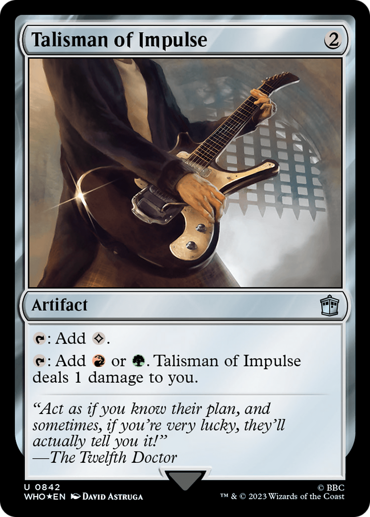 Talisman of Impulse (Surge Foil) [Doctor Who] | Mindsight Gaming