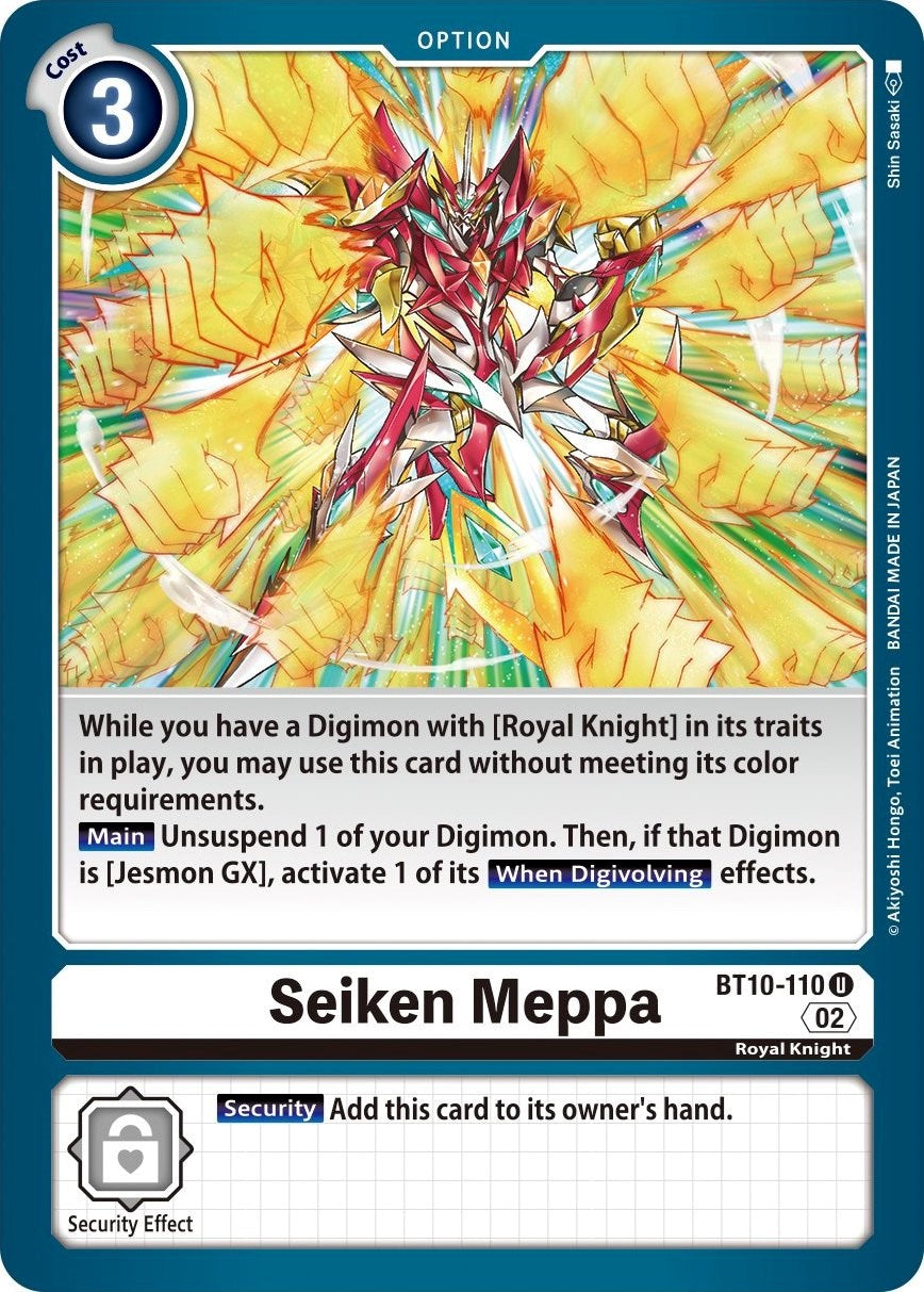 Seiken Meppa [BT10-110] [Xros Encounter] | Mindsight Gaming