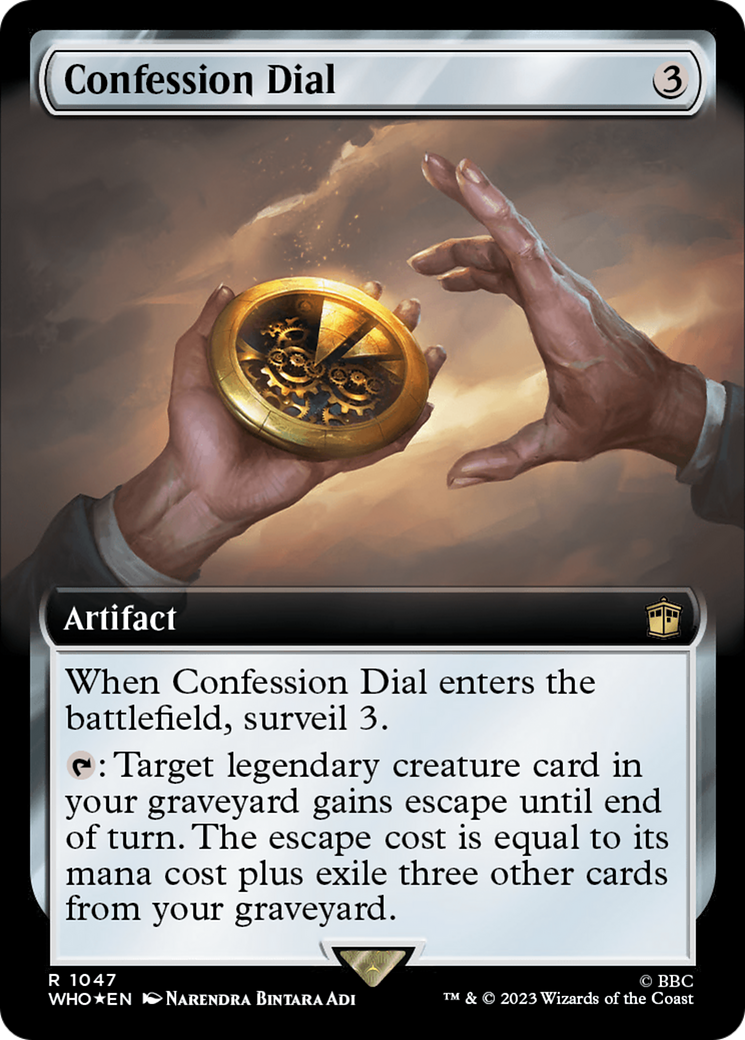 Confession Dial (Extended Art) (Surge Foil) [Doctor Who] | Mindsight Gaming