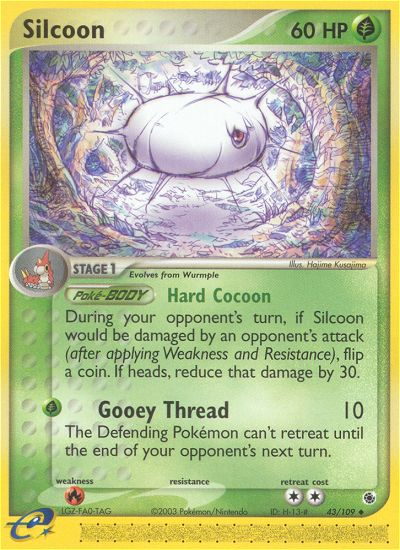 Silcoon (43/109) [EX: Ruby & Sapphire] | Mindsight Gaming