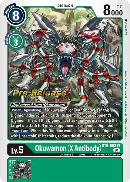 Okuwamon (X Antibody) [BT9-052] [X Record Pre-Release Promos] | Mindsight Gaming