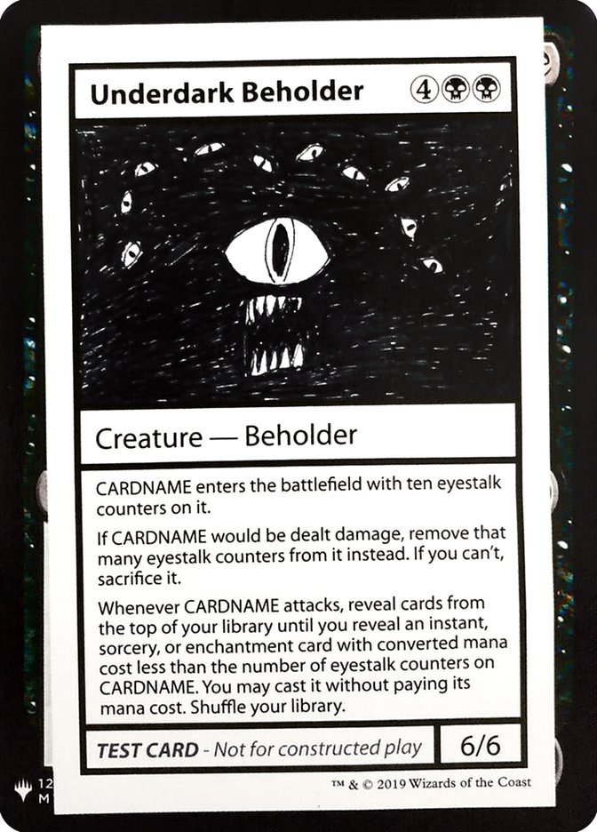 Underdark Beholder [Mystery Booster Playtest Cards] | Mindsight Gaming