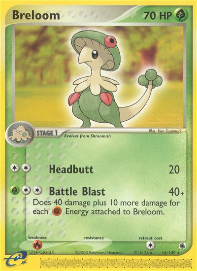 Breloom (16/109) [EX: Ruby & Sapphire] | Mindsight Gaming