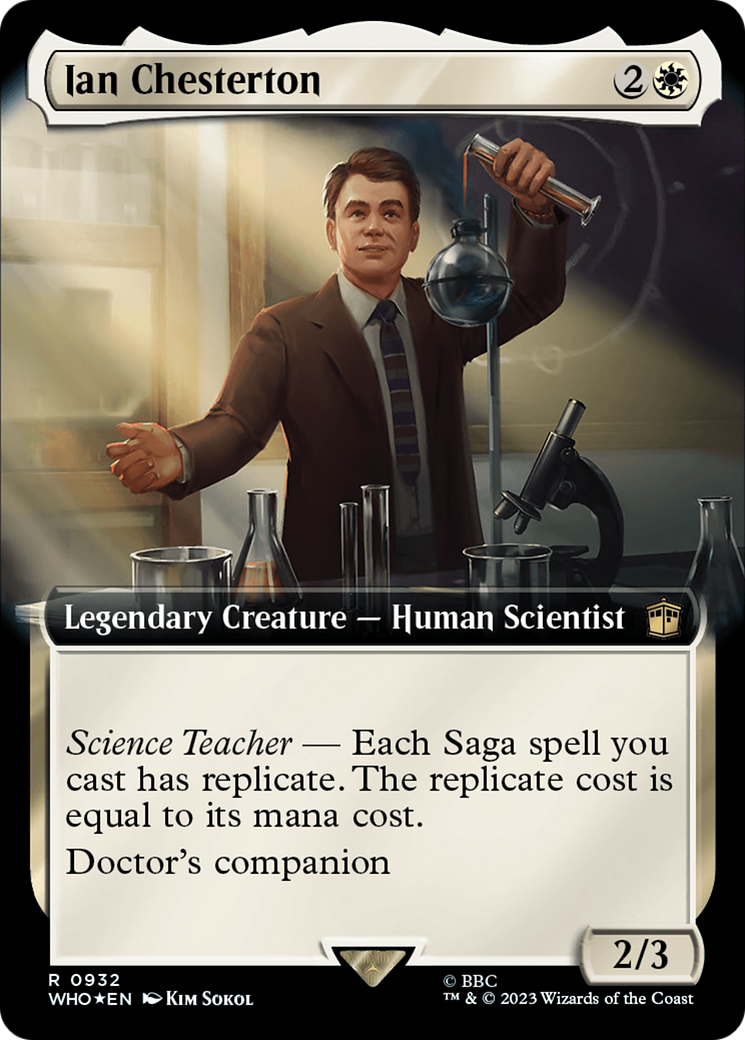 Ian Chesterton (Extended Art) (Surge Foil) [Doctor Who] | Mindsight Gaming