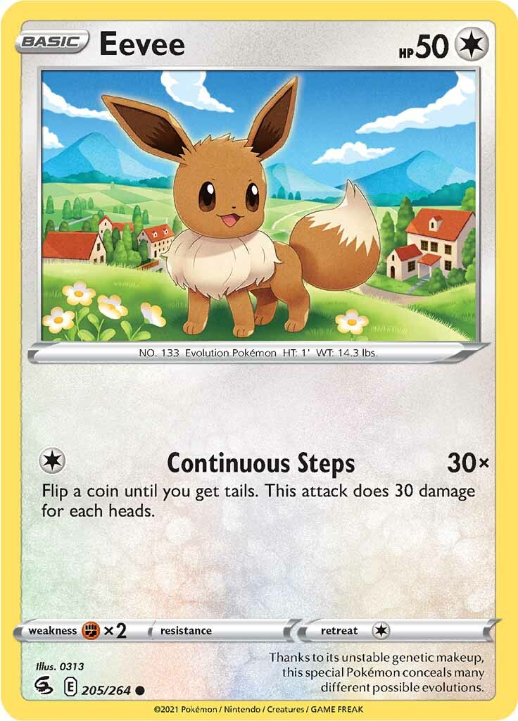 Eevee (205/264) [Sword & Shield: Fusion Strike] | Mindsight Gaming