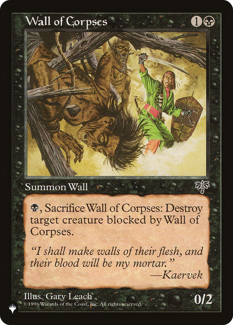 Wall of Corpses [The List Reprints] | Mindsight Gaming